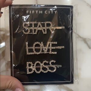 NWT Fifth city trendy hair‎ clips